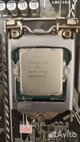 Процессор intel core i7 7700 + z270m-plus prime купить в Москве ...