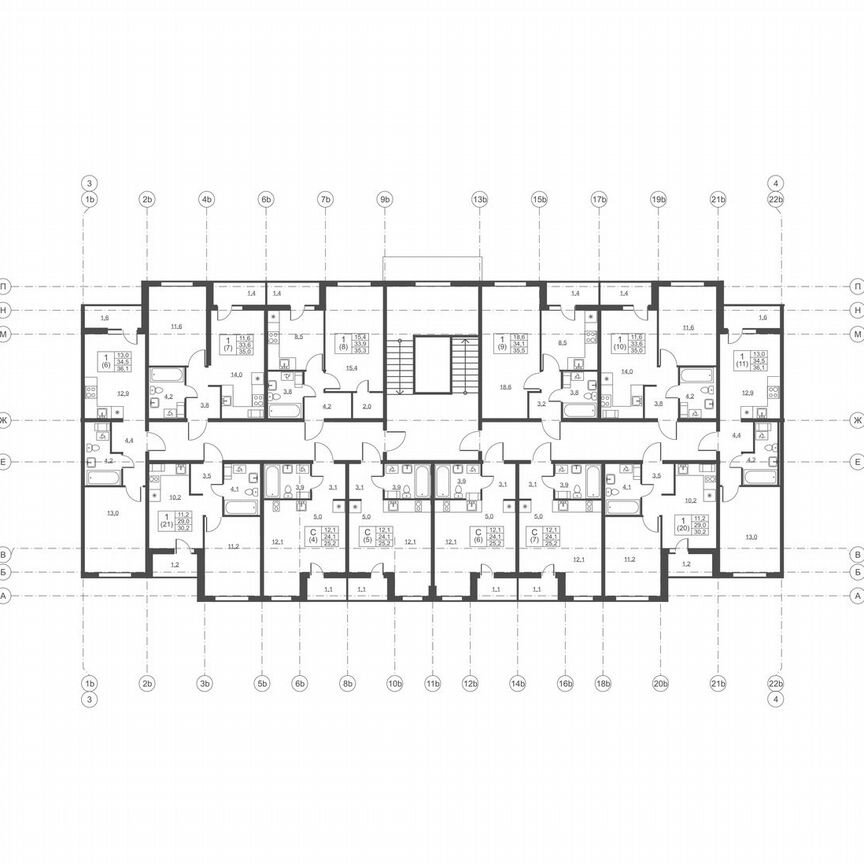 1-к. квартира, 30,2 м², 7/8 эт.