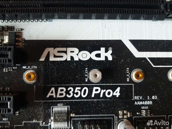 Материнская плата asrock AB350 Pro4 am4
