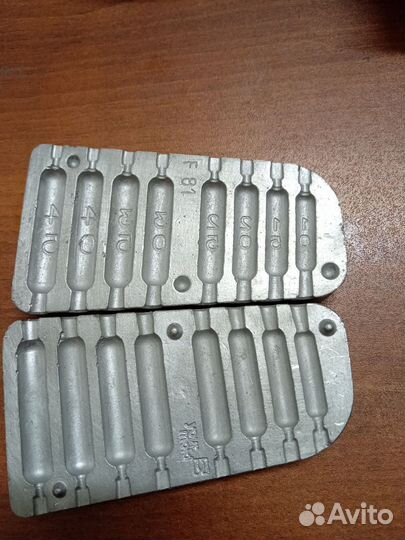 Форма для литья рыболовных грузил