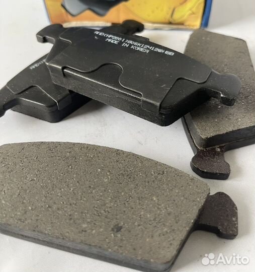 Колодки передние тормозные daewoo Tiko