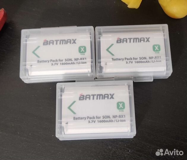 Три аккумулятора для Sony X3000, AS300, AS50,X1000