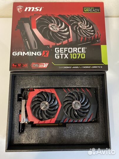 Видеокарта MSI GeForce GTX 1070
