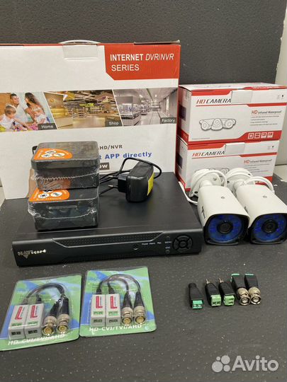 Комплект видеонаблюдения - 3 камеры