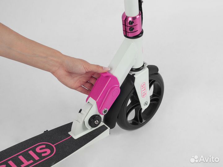 Самокат sitis DIO 200 (2023) бело-розовый Sta81