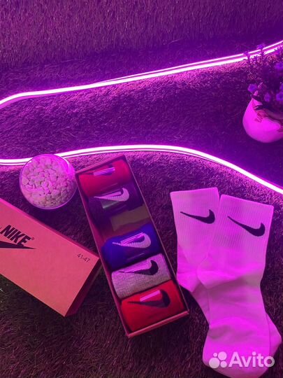 Nike носки подарочные коробки большая