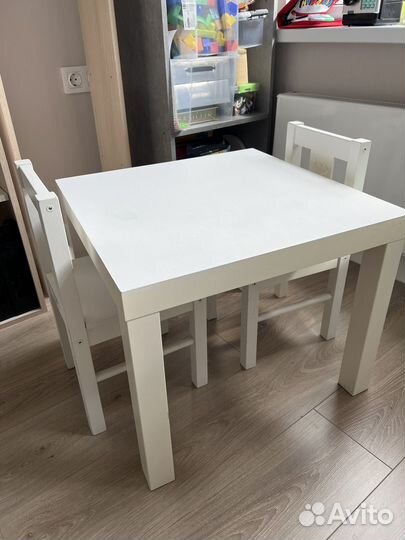 Детский стол и 2 стула IKEA