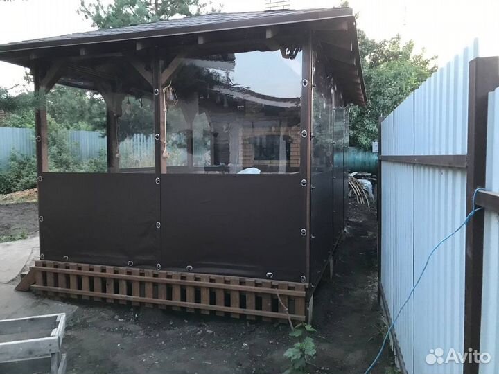 Мягкие окна на дачу