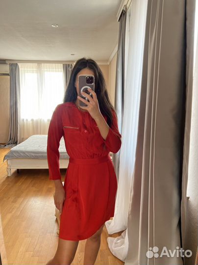 Платье Theory шелк (S)