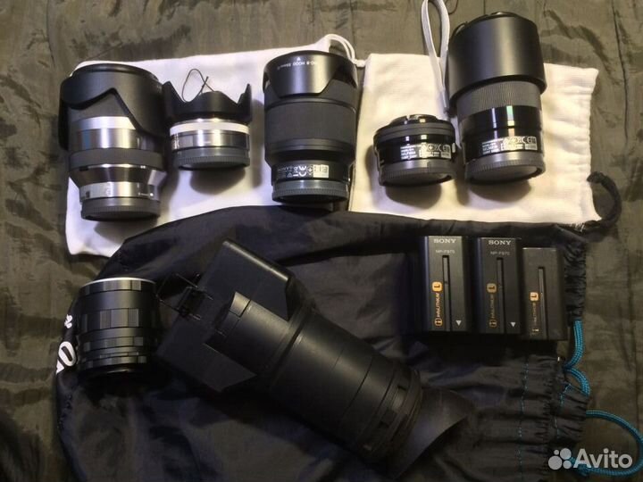 Камкодер Sony Nex-EA50 и 4 объектива