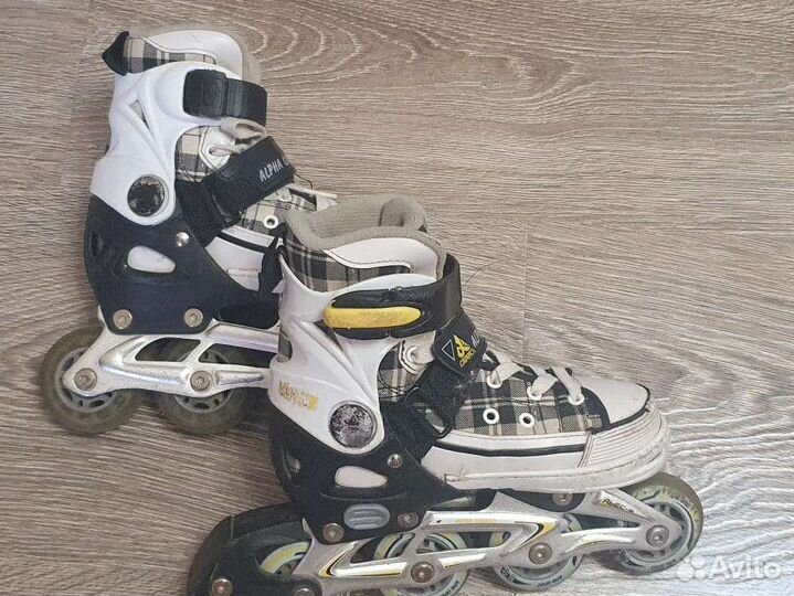 Роликовые коньки детские + защита
