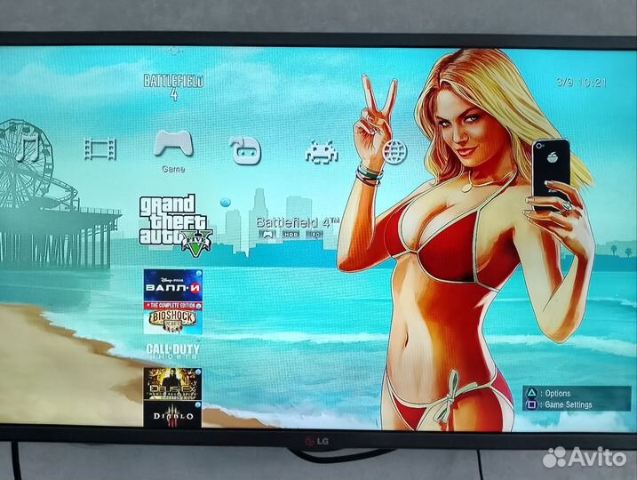 Sony PS3 super slim 500gb прошитая