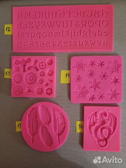 Молды для рукоделия - полимерная глина и другое