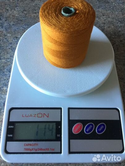 Нитки джинсовые армирован. 100 лх 1000М 2-го слож