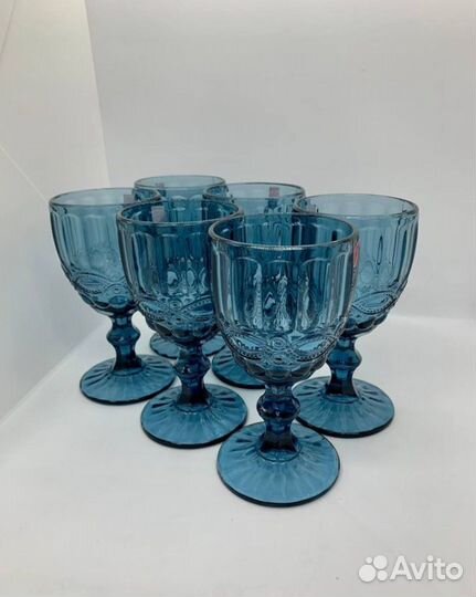 Бокалы для вина цветные