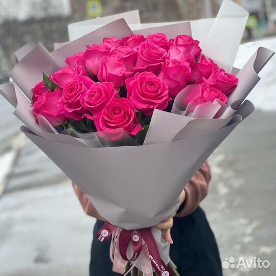 Розы Эквадор Пинк Флойд 25 роз 49 роз