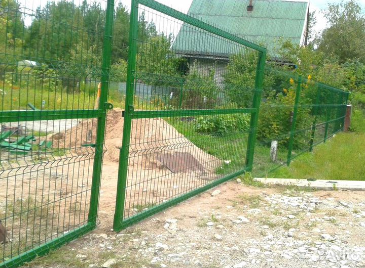 Забор из 3Д сетки под ключ