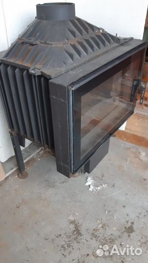 Каминная топка с теплообменником