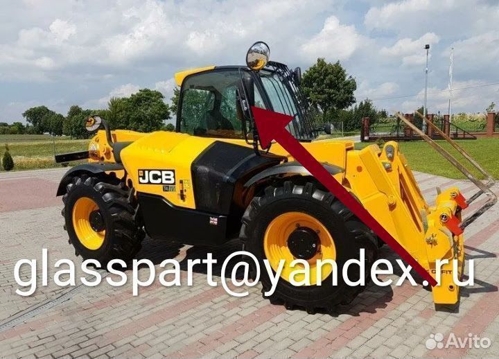 Изготовление стекл на Jсb Loadall 540 - 140