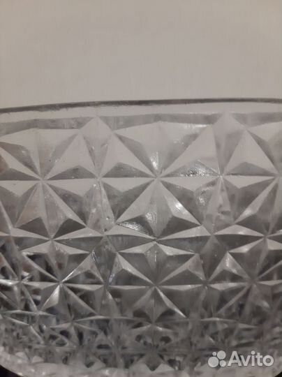 Селедочница Дятьковский хрусталь СССР и салатник
