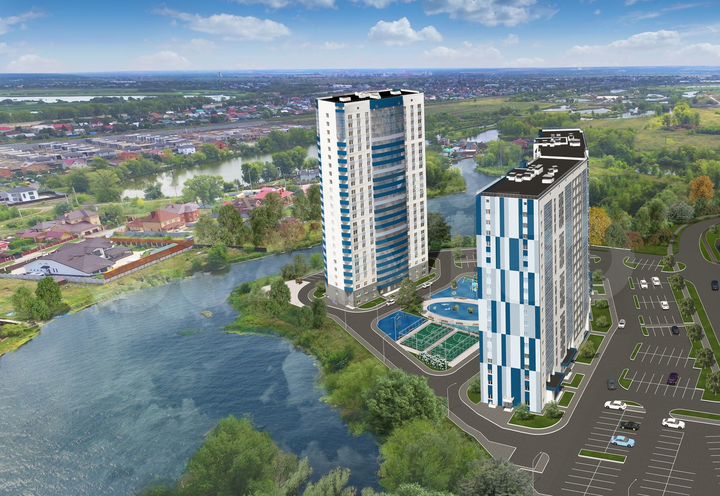 1-к. квартира, 54,1 м², 14/18 эт.