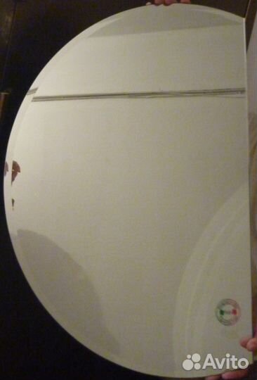 Rain Зеркало., 80x53см полукругпое новое в упаковк