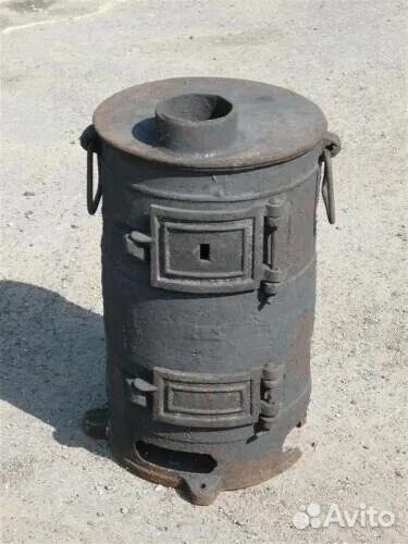 Печь буржуйка чугунная
