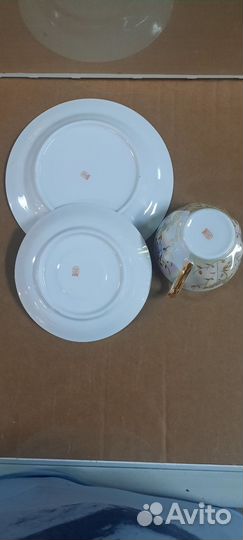 Чайное трио Марианна, Рижский Фарфор