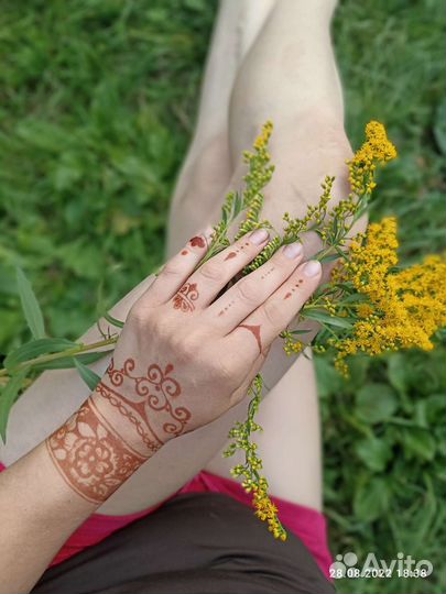 Мехенди/ временная татуировка хной