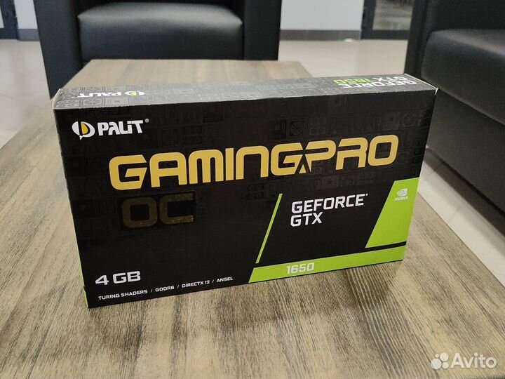 Palit Gamin Pro GTX 1650 4 Gb Гарантия