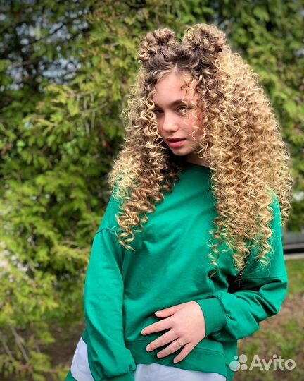 Афрокудри, афролоконы на плойку