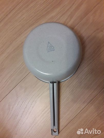 Ковш эмалированный с ручкой (новый)