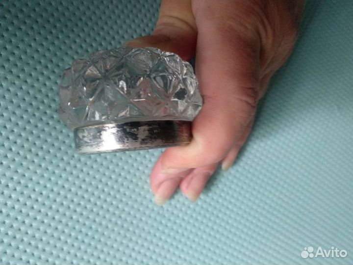 Солонка хрустальная СССР