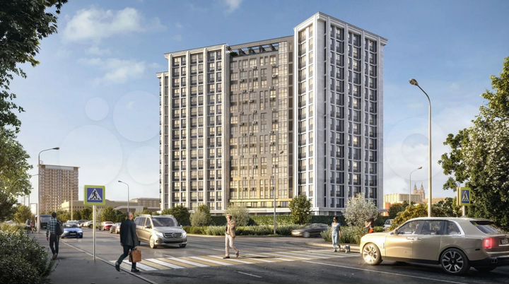 3-к. квартира, 64,2 м², 11/16 эт.