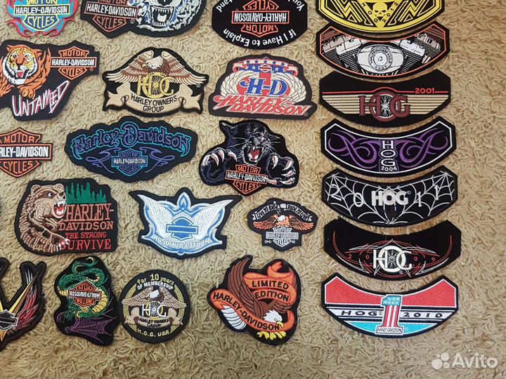 Продам коллекцию нашивок Harley Davidson