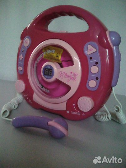Sing- along karaoke CD player