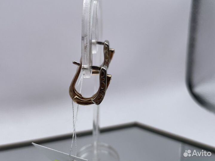 Золотые серьги 5.43 гр