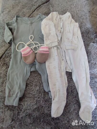 Детские вещи с рождения до 6 мес