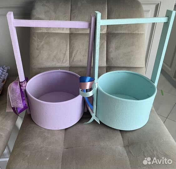 Корзинка для цветов, шляпные коробки