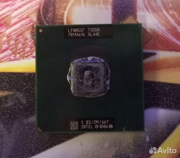 Процессор Intel Dual-Core CPU T5550 1,83 Ghz