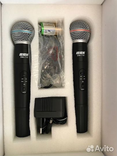 Беспроводные микрофоны BBK DM-710
