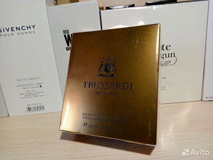 Trussardi my land edp 50ml труссарди lot*T528