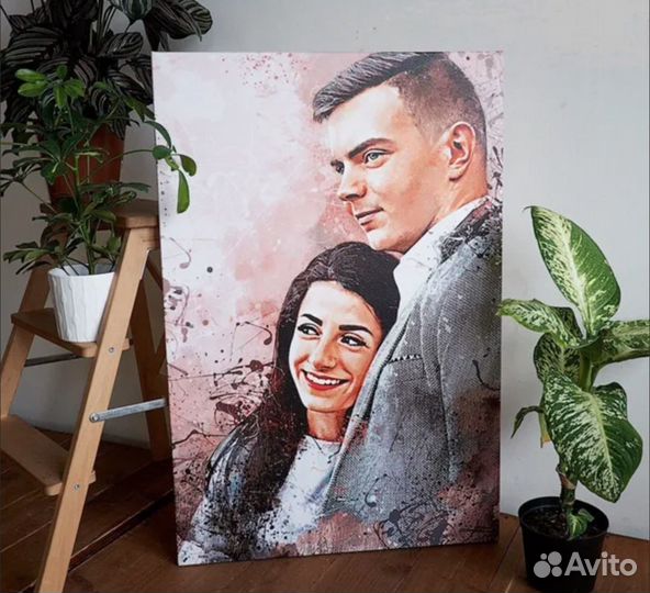 Портрет на холсте 40х60