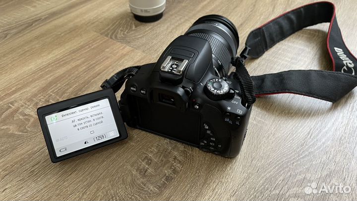 Зеркальный фотоаппарат canon 650d