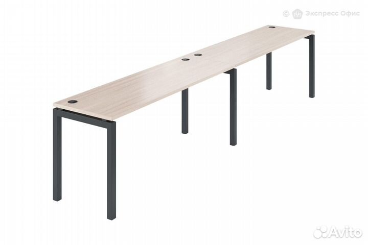 Стол-бенч линейный на 2 рабочих места Арго амбл-00