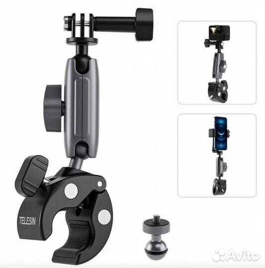 Крепления руль трубу telesin для GoPro Insta360