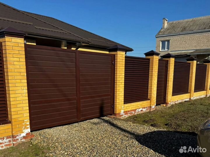 Ворота распашные надежные