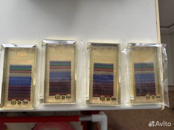 Цветные ресницы для наращивания