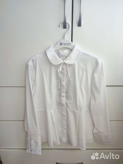 Рубашка школьная для девочки (размер 140)