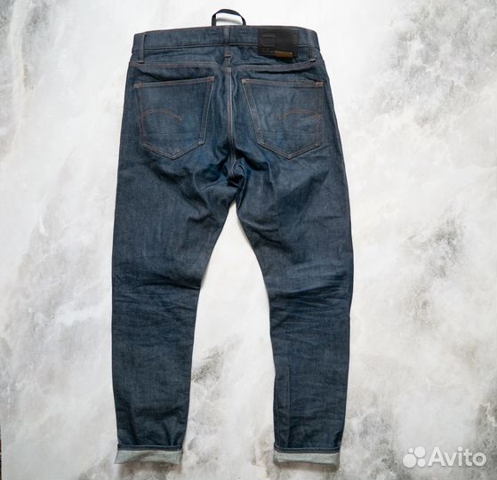 G-Star RAW Japan Selvedge 3301 Slim джинсы 32х32
